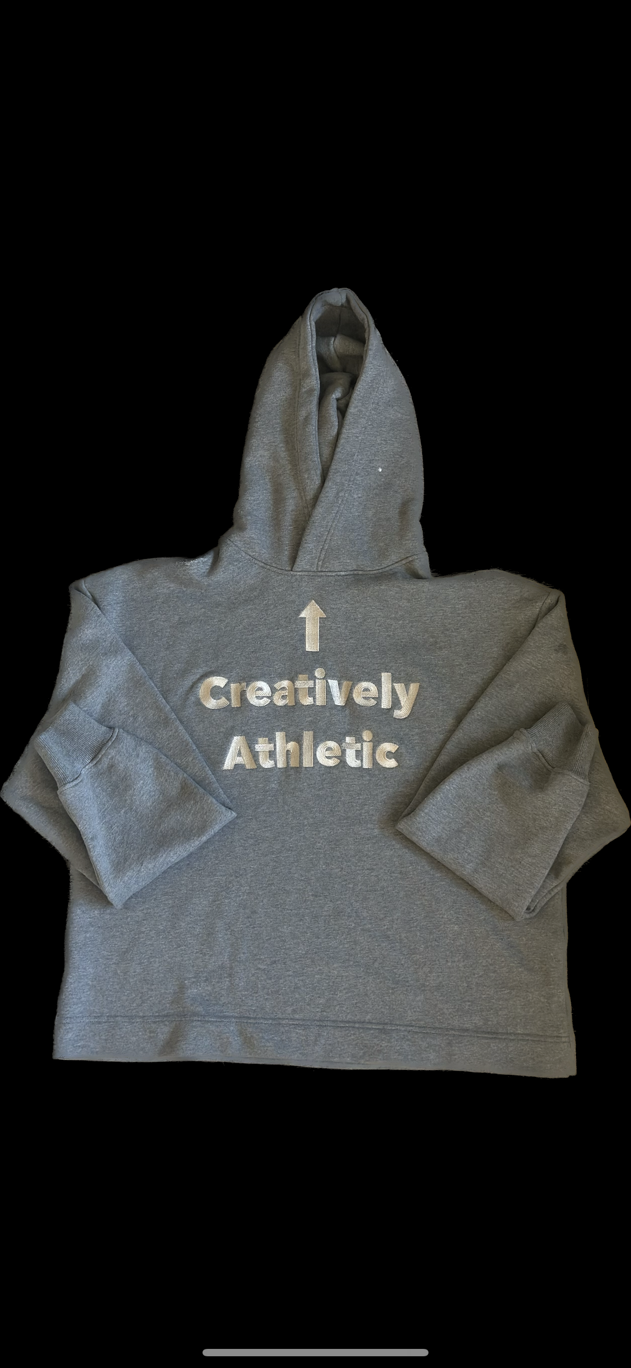 Creatively Athletic Cropped Hoodie